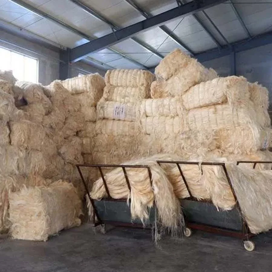 $800/MT Grade: Grade A Fiber Length: 110-130CM Length: 110cm-130cm Moisture: 10%-13% Impurity: 0-2% max Color: natural white, Brown and between white and brown. Packaging: 250kg